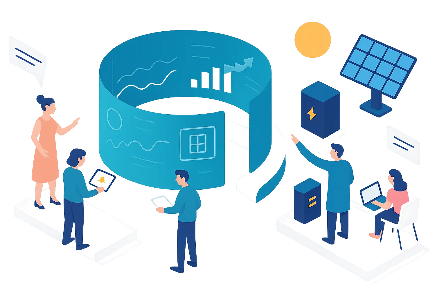 Графика - управление на соларни системи